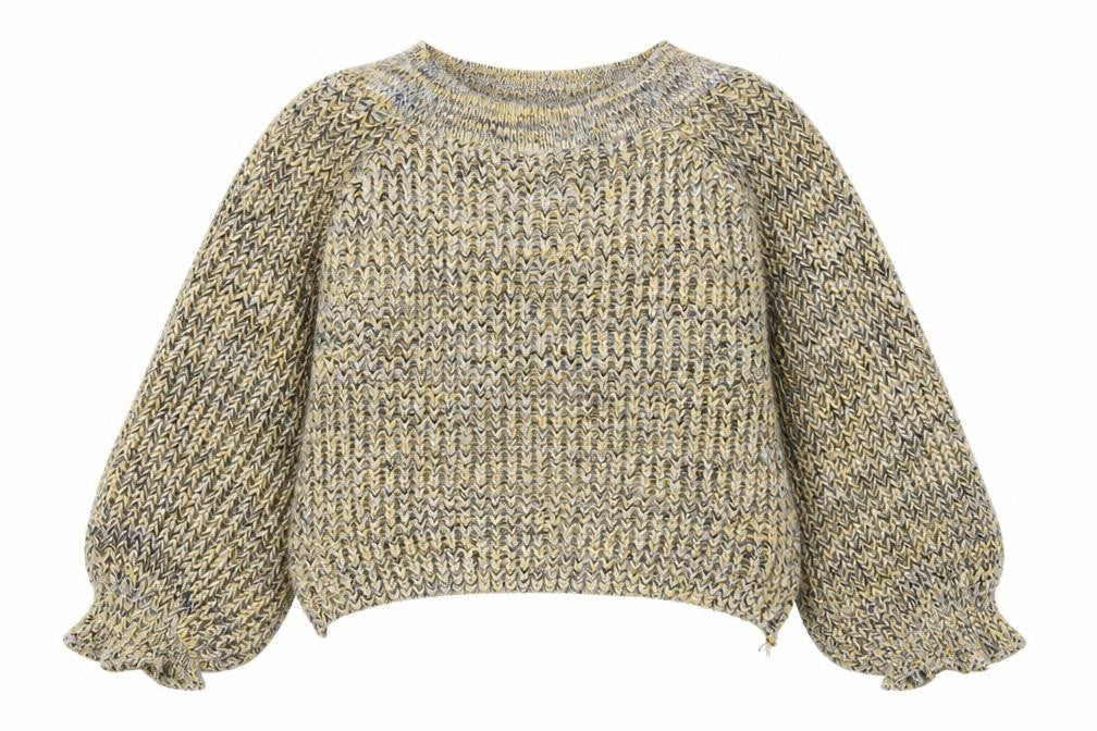 New Look Womens Yellow Round Neck Acrylic Pullover Jumper Size M