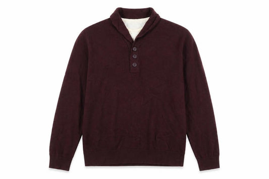 Marks & Spencer Mens Purple V-Neck Cotton Pullover Jumper Size M