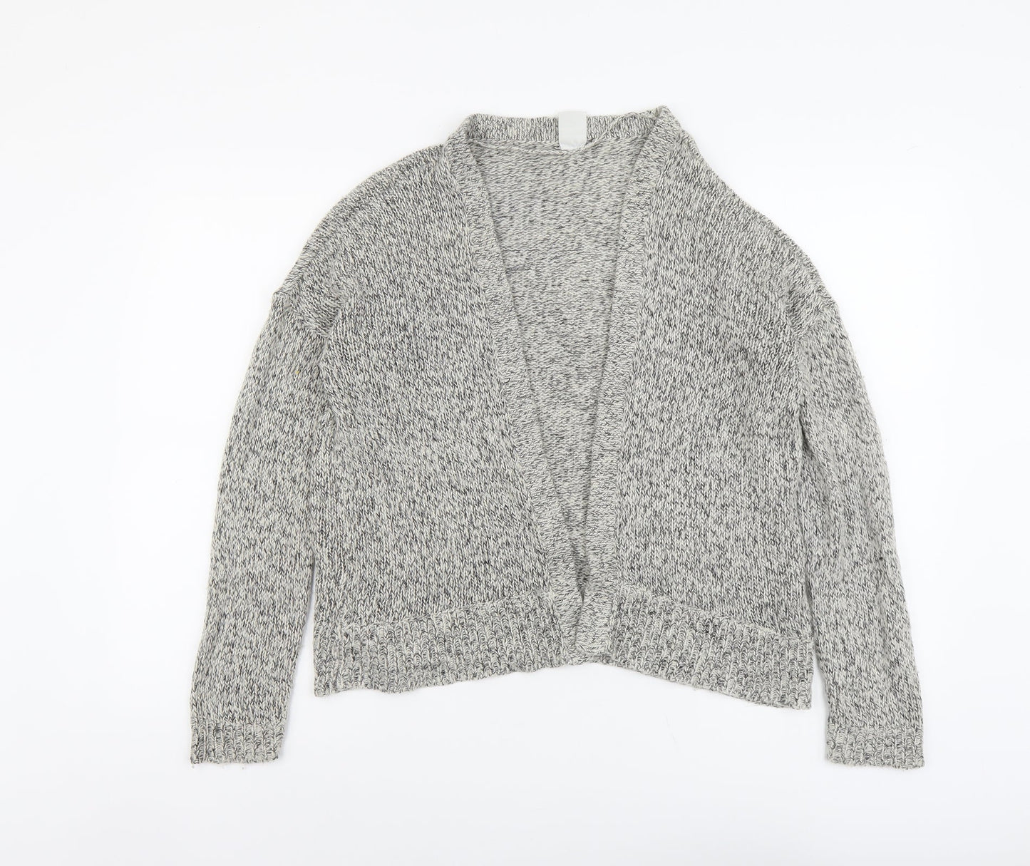 VERO MODA Womens Beige V-Neck Acrylic Cardigan Jumper Size M