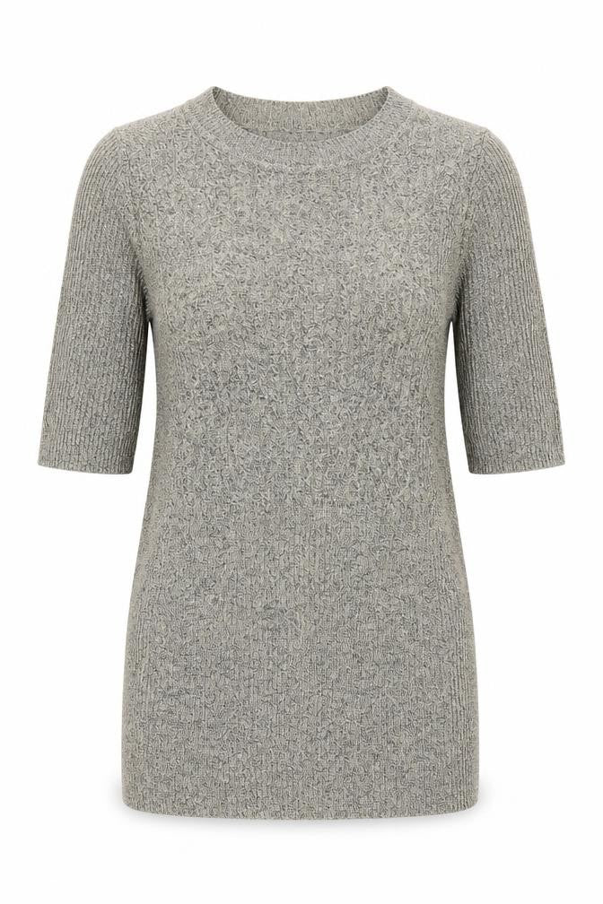 NEXT Womens Gold Round Neck Polyester Pullover Jumper Size 10