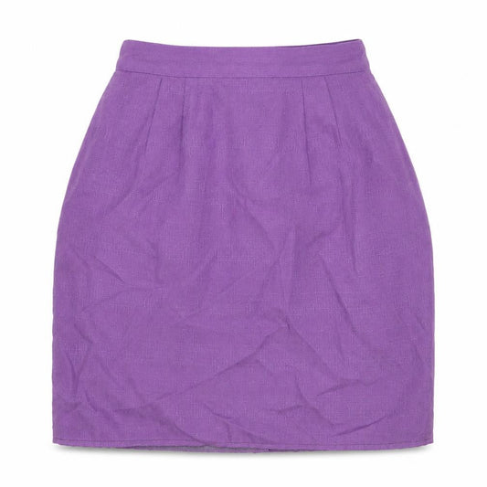 Amanda Smith Womens Purple Polyester Tulip Skirt Size 6 Zip