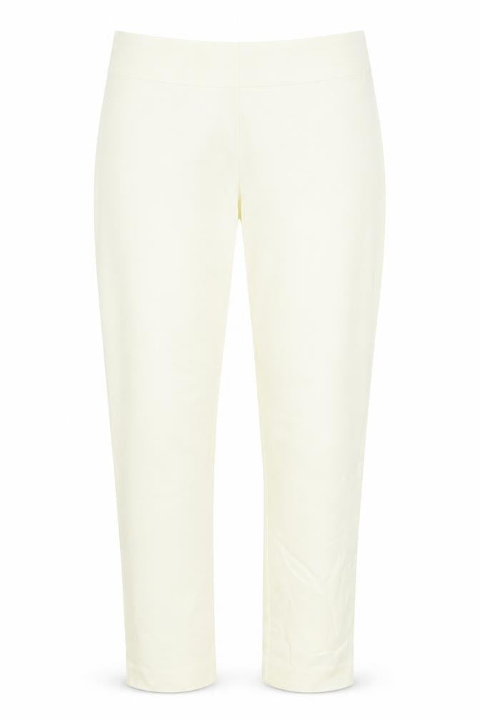 Krazy Larry Womens White Nylon Trousers Size 8 Regular