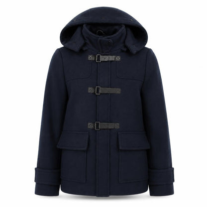 Vero Moda Womens Blue Pea Coat Coat Size S Zip