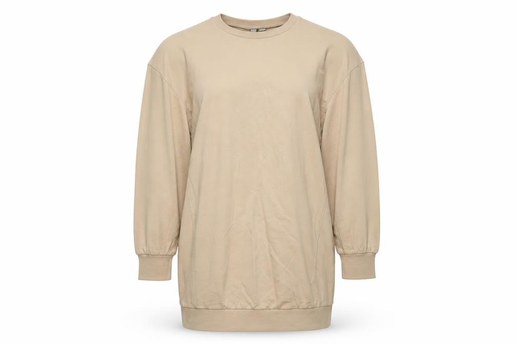 ASOS Womens Beige Cotton Pullover Sweatshirt Size 12 Pullover