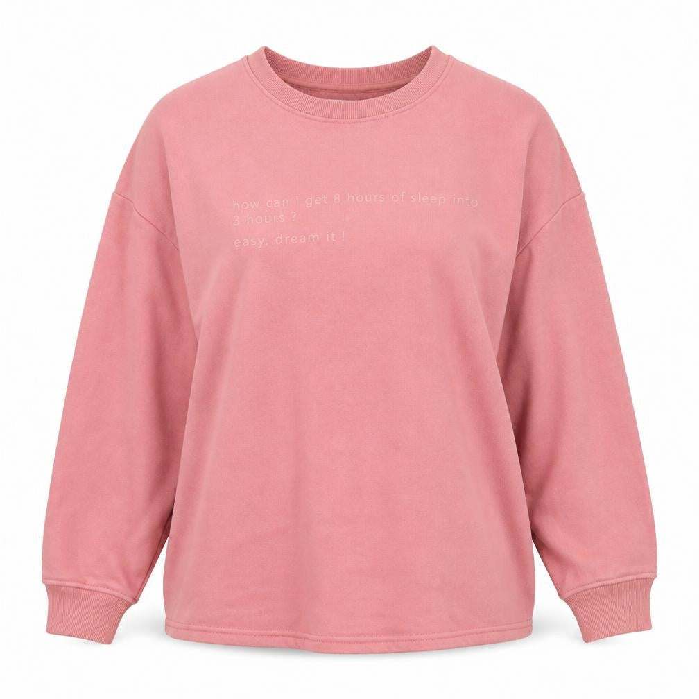F&F Womens Pink Polyester Pullover Sweatshirt Size 8 Pullover
