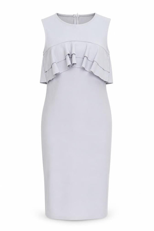 Missguided Womens Purple Polyester Bodycon Size 10 Scoop Neck Zip