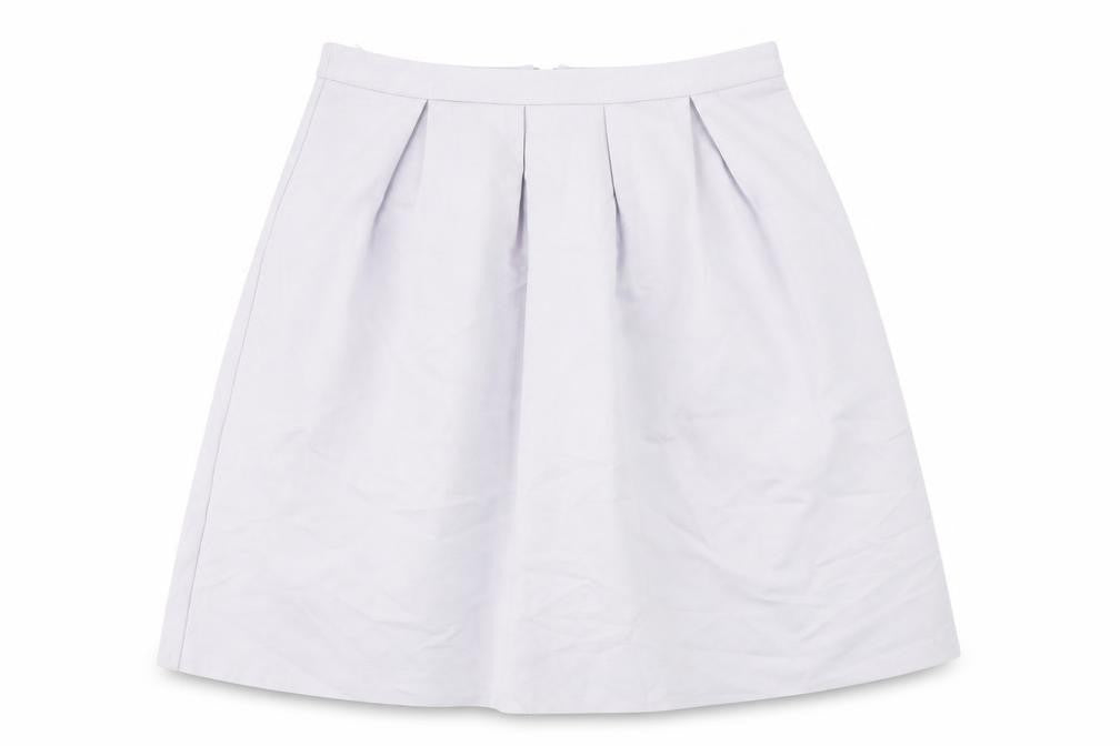 Oasis Womens Purple Viscose Tulip Skirt Size 12 Zip