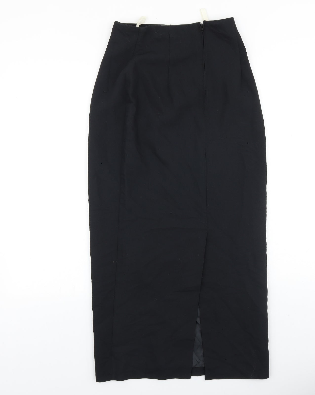 St Bernard Womens Black Polyester Straight & Pencil Skirt Size 10 Zip
