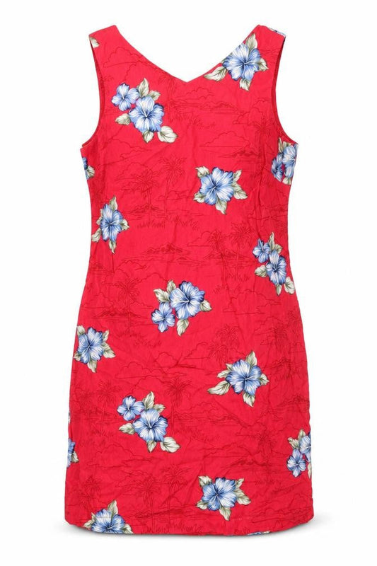 Caribbean Joe Womens Pink Floral Viscose Shift Size L V-Neck Zip