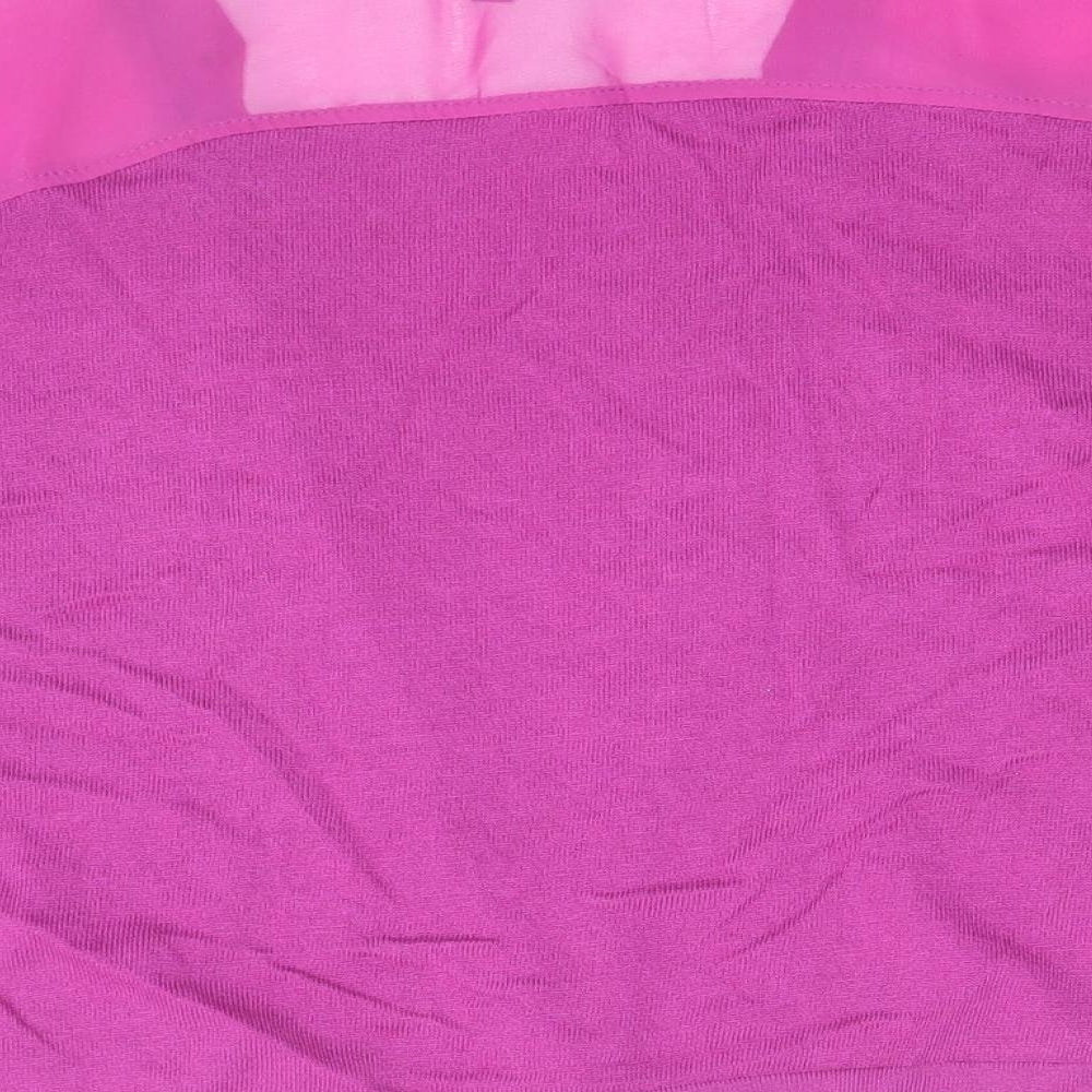 Per Una Womens Purple V-Neck Viscose Cardigan Jumper Size 12