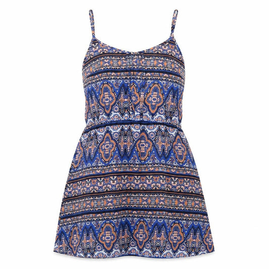 New Look Womens Multicoloured Geometric Polyester A-Line Size 12 Round Neck Pullover