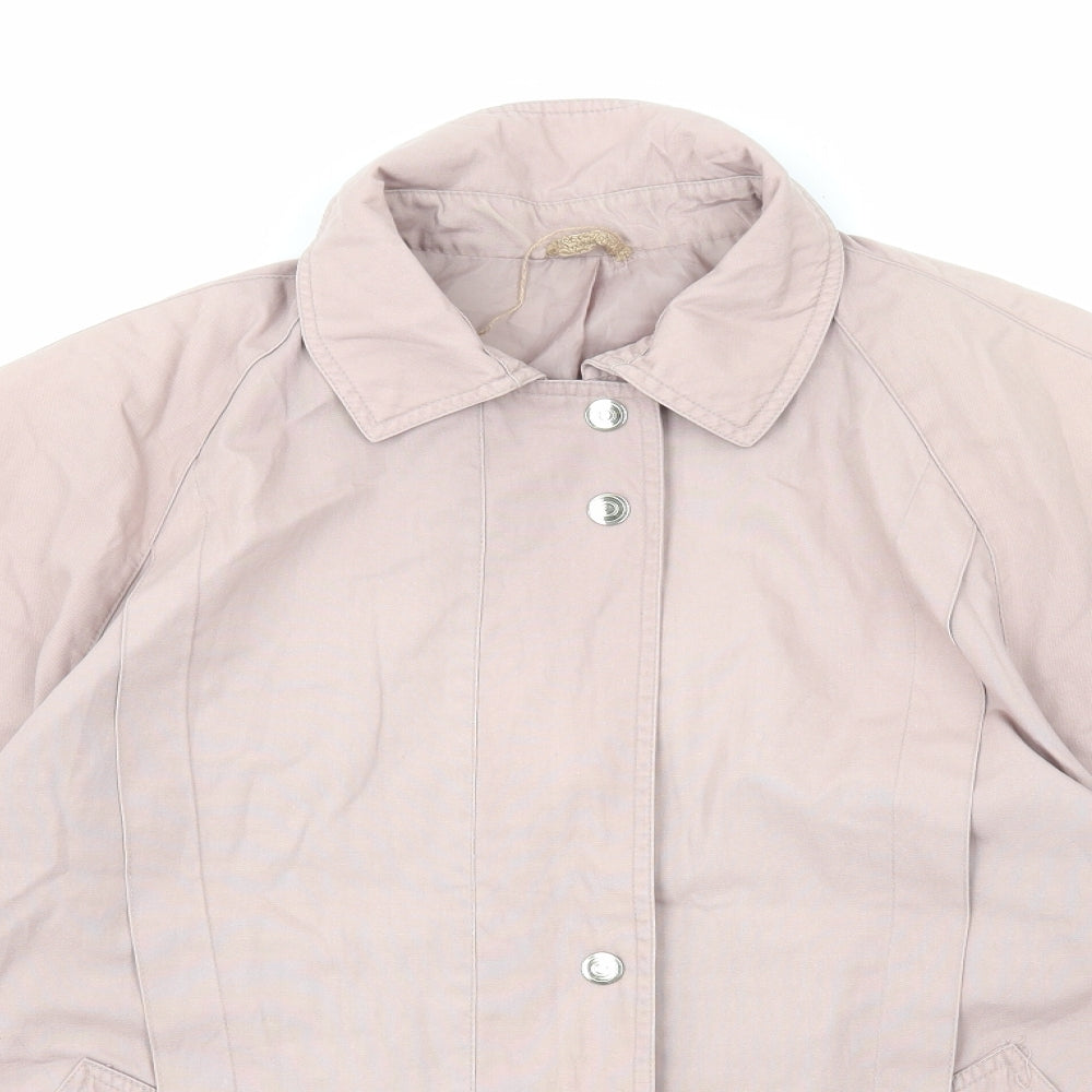 Preworn Womens Pink Jacket Size L Zip