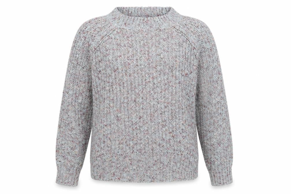 Papaya Womens Grey Scoop Neck Polyester Pullover Jumper Size M