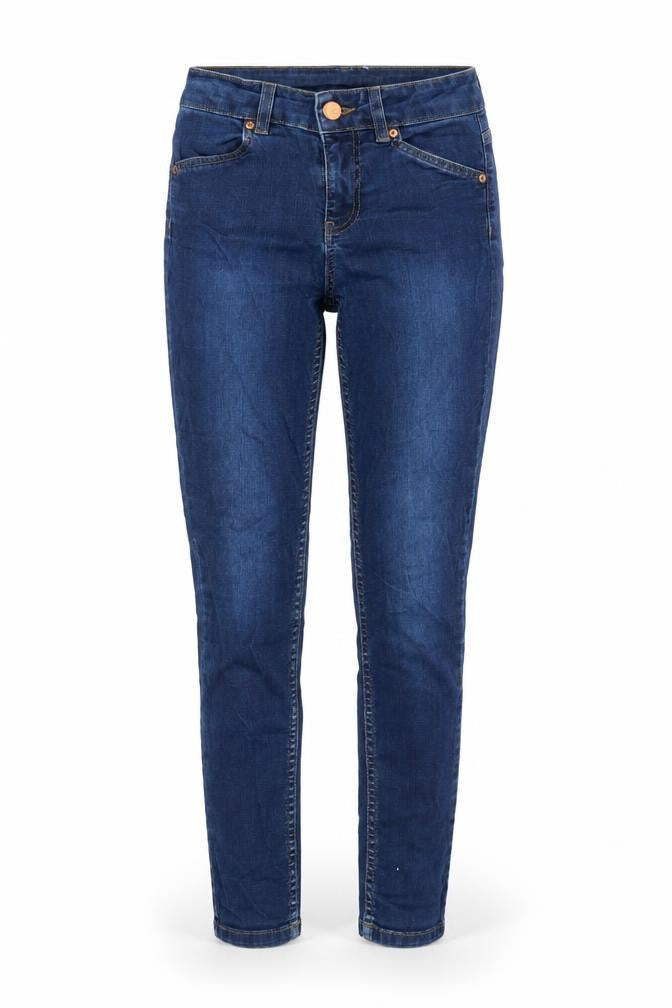 Oasis Womens Blue Cotton Skinny Jeans Size S Regular Zip