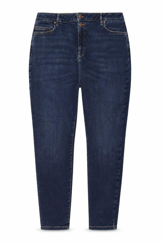 OWN. Womens Blue Cotton Skinny Jeans Size 38 in L30 in Regular Zip