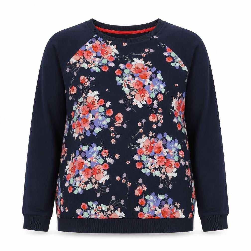 Capsule Womens Blue Polyester Pullover Sweatshirt Size 14 Pullover