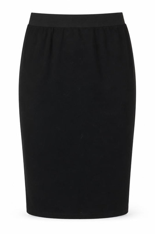 Miss Faceless Womens Black Polyester Straight & Pencil Skirt Size M