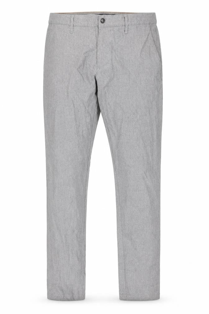 Zara Mens Grey Polyester Trousers Size 34 in Regular Zip