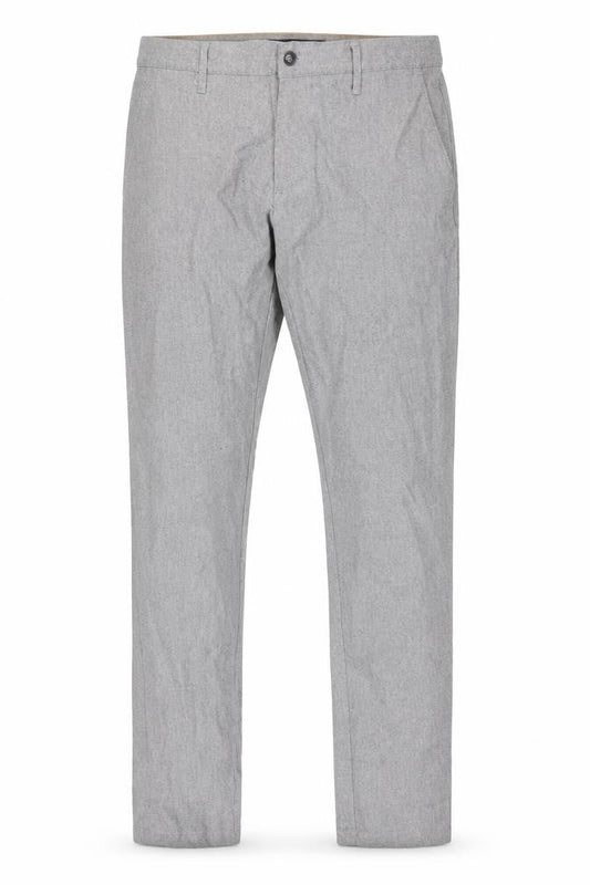 Zara Mens Grey Polyester Trousers Size 34 in Regular Zip