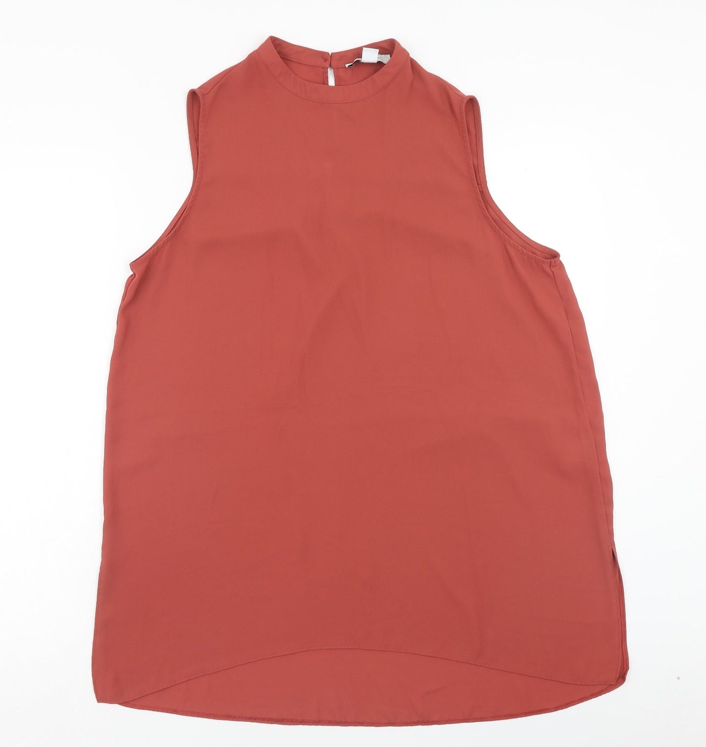 Atmosphere Womens Orange Polyester Tunic Blouse Size 16 Round Neck