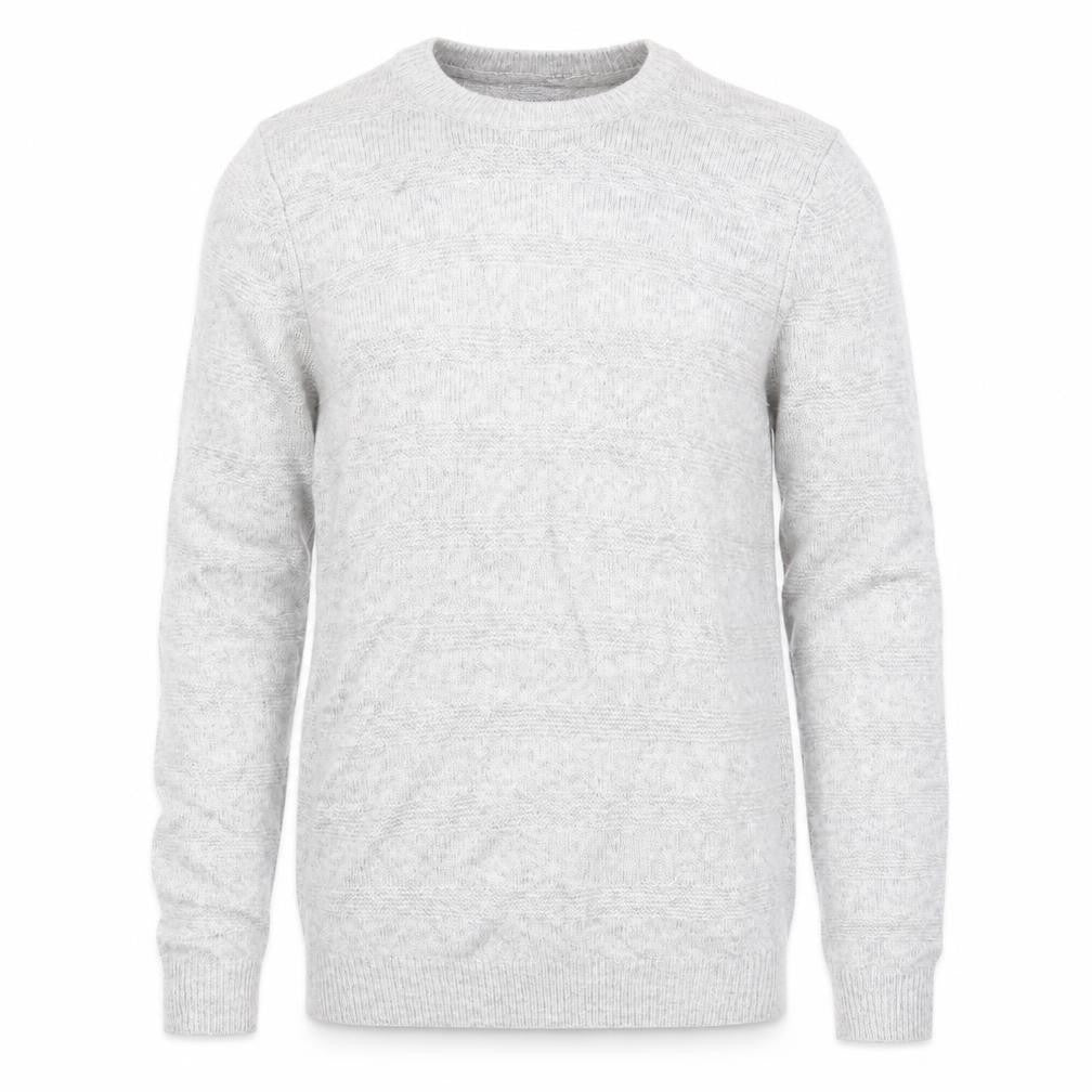 Marks & Spencer Mens Grey Round Neck Acrylic Pullover Jumper Size S Long Sleeve