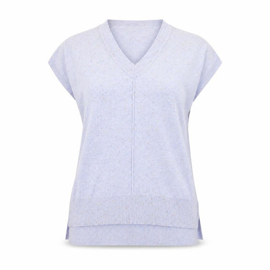 Next Womens Blue V-Neck Nylon Pullover Jumper Size S