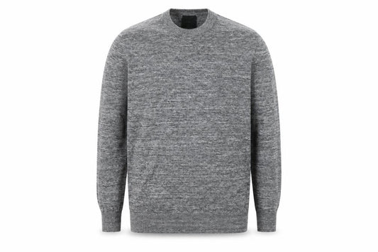 H&M Mens Grey Round Neck Cotton Pullover Jumper Size XS Long Sleeve