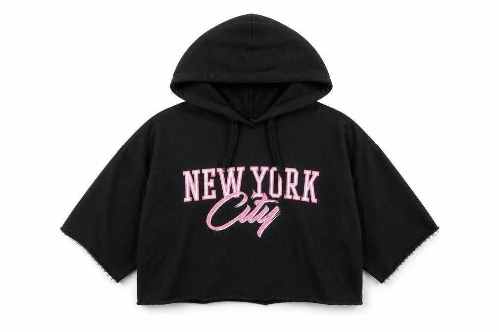 Divided by H&M Womens Black Cotton Pullover Hoodie Size M Pullover - New York City