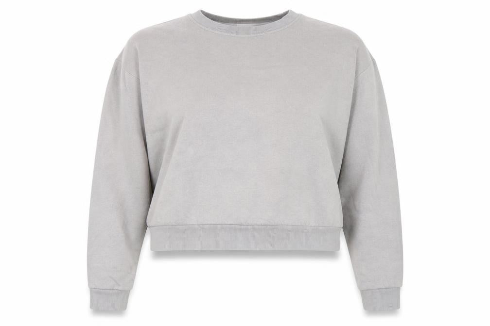 H&M Womens Grey Cotton Pullover Sweatshirt Size S Pullover