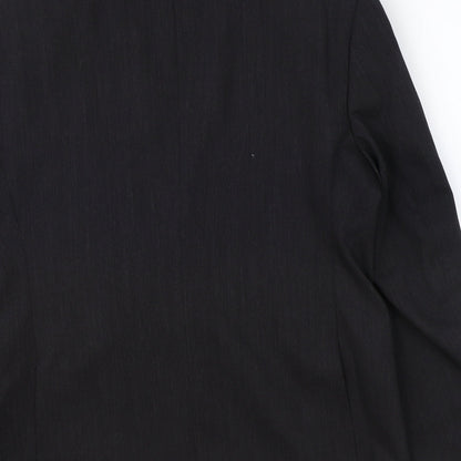 Marks & Spencer Mens Grey Wool Jacket Blazer Size 40 Regular