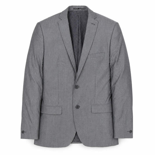 Red Herring Mens Grey Polyester Jacket Blazer Size 38 Regular