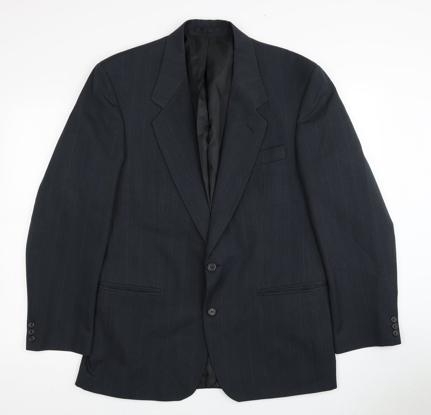 Burton Mens Grey Polyester Jacket Blazer Size 40 Regular