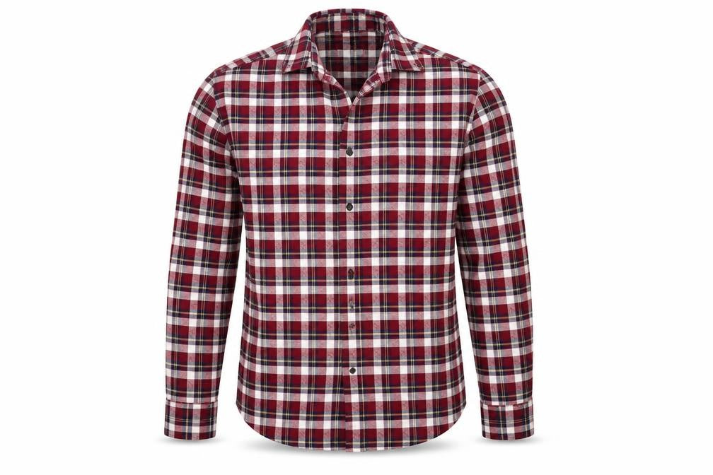 NEXT Mens Red Plaid Cotton Button-Up Size XS Collared Button