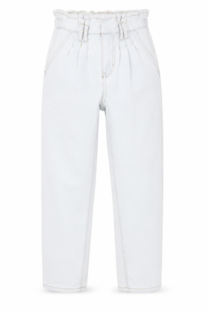 Primark Womens Blue Cotton Straight Jeans Size 6 Regular Zip