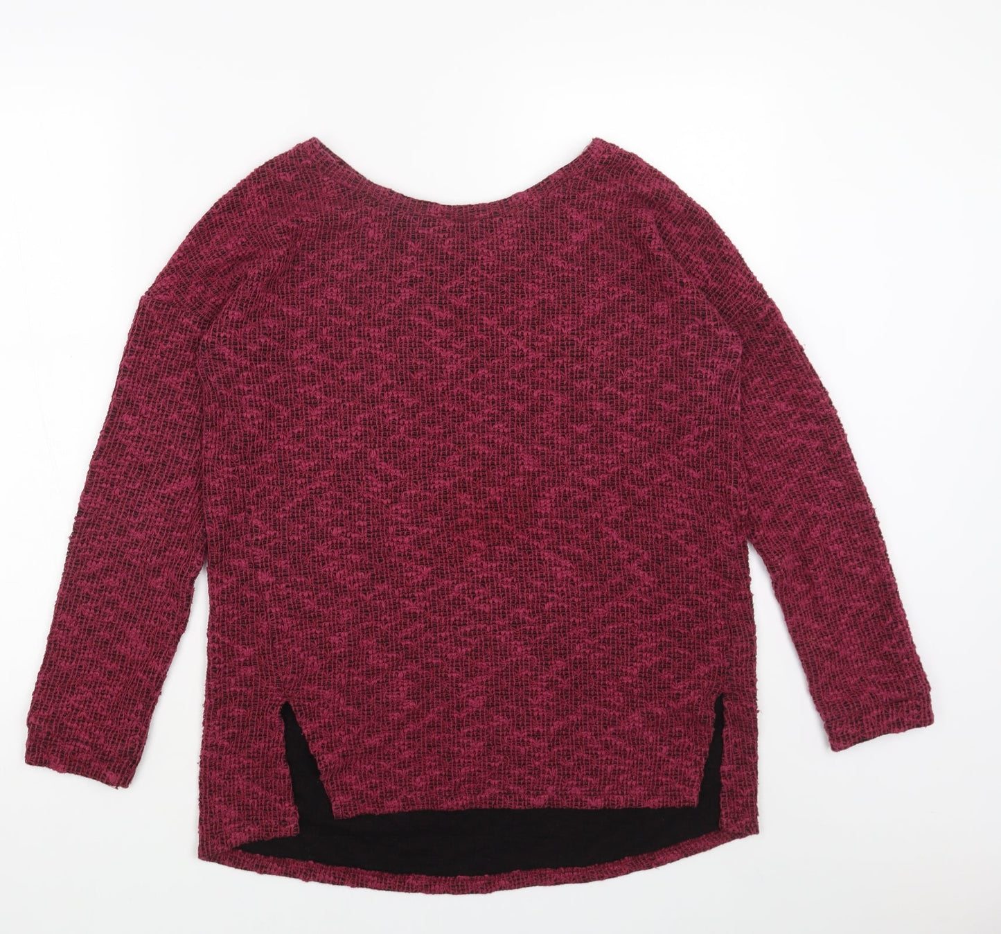 NEXT Womens Pink Scoop Neck Polyester Pullover Jumper Size 10