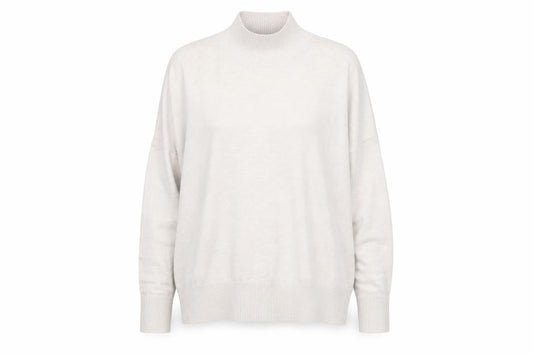 French Connection Womens Beige Mock Neck Acrylic Pullover Jumper Size XS