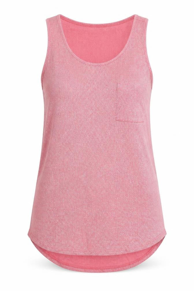 NEXT Womens Pink Viscose Basic Tank Size 12 Scoop Neck