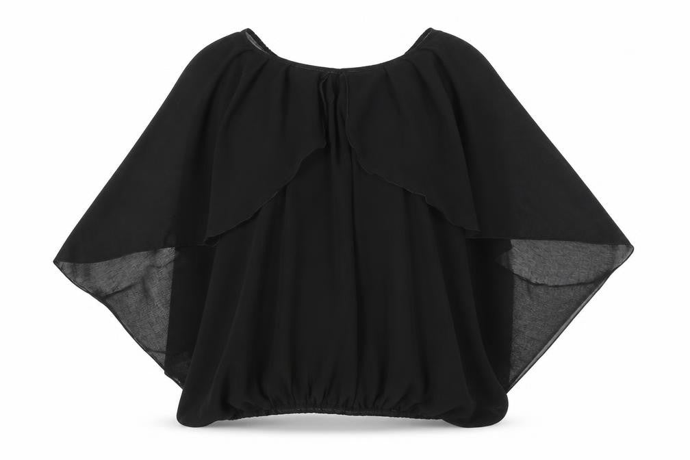 QED London Womens Black Polyester Basic Blouse Size 12 Boat Neck