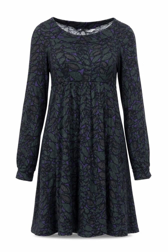 Atmosphere Womens Green Viscose A-Line Size 8 Round Neck Pullover
