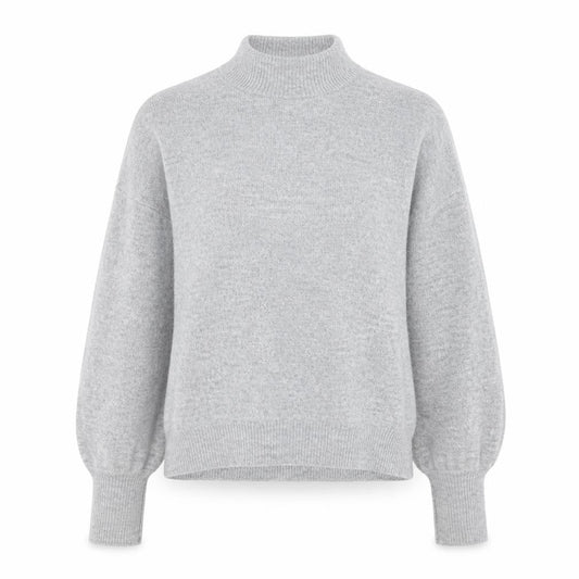 Vero Moda Womens Grey High Neck Polyester Pullover Jumper Size XS