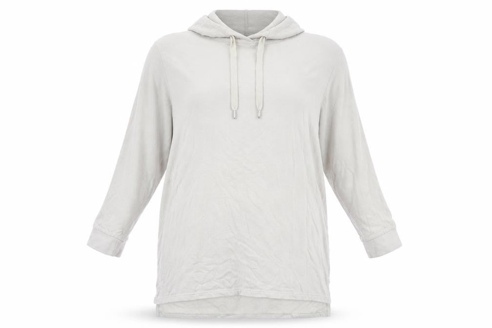 OTTOProducts Womens Beige Cotton Pullover Hoodie Size 24 Pullover - Be aware of our nature