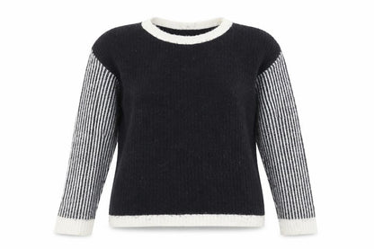 Atmosphere Womens Blue Round Neck Acrylic Pullover Jumper Size 6
