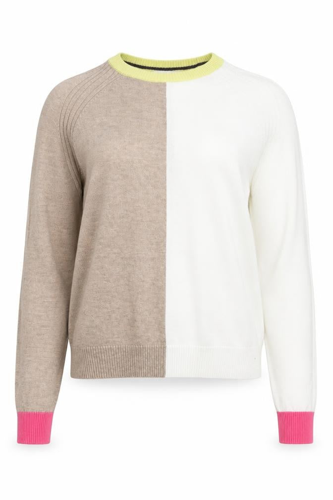 NEXT Womens Multicoloured Round Neck Polyester Pullover Jumper Size XS