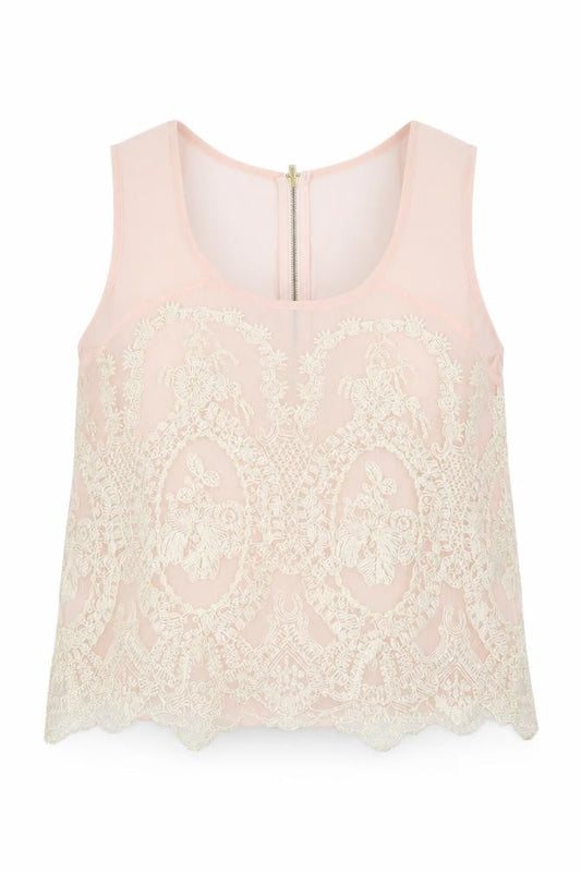 Atmosphere Womens Pink Polyester Basic Blouse Size 12 Square Neck
