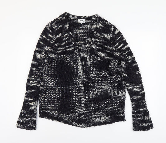 NEXT Womens Black V-Neck Acrylic Cardigan Jumper Size M