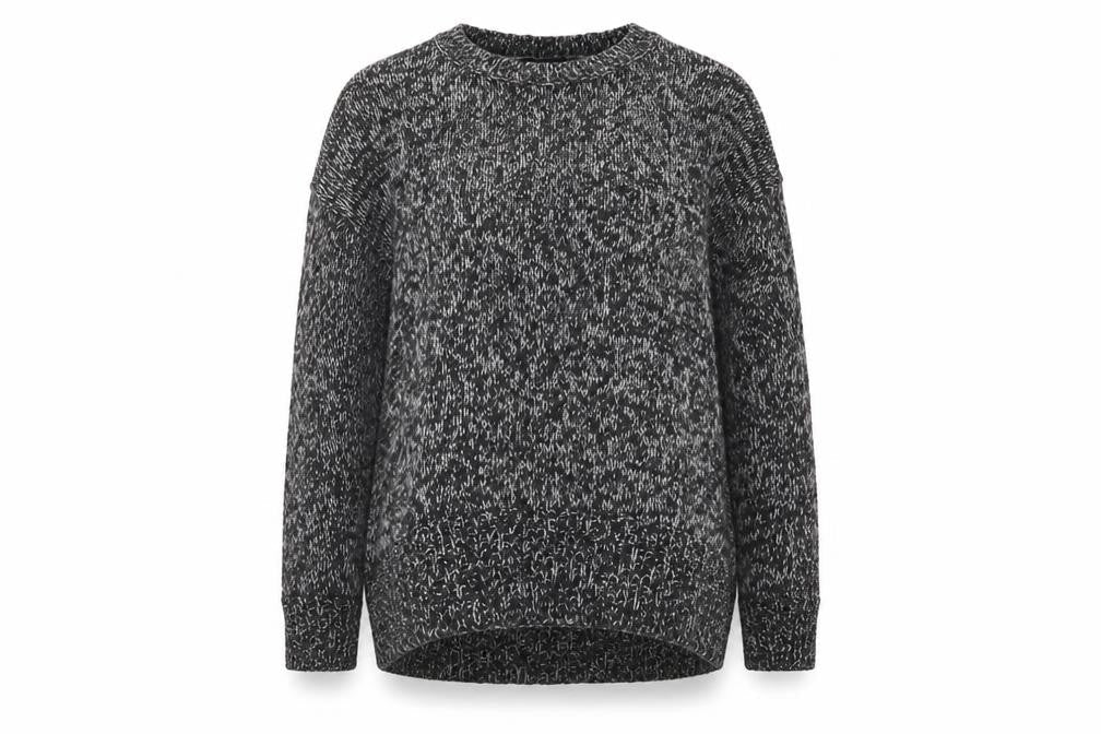 New Look Womens Grey Scoop Neck Acrylic Pullover Jumper Size S