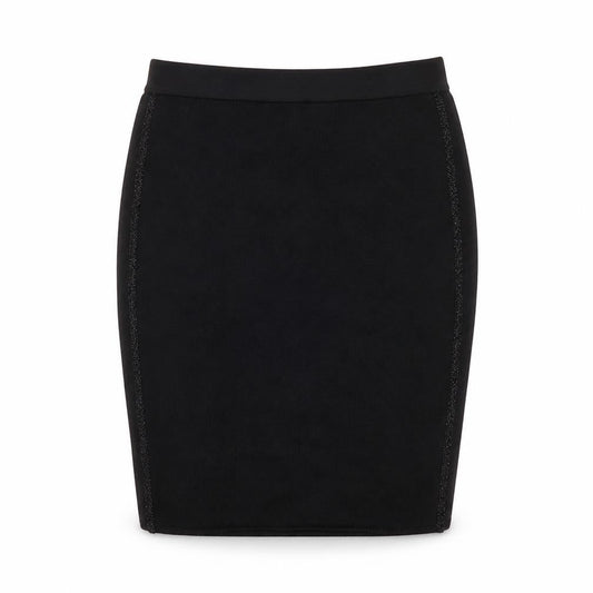 LUCIA Womens Black Acrylic Straight & Pencil Skirt Size M