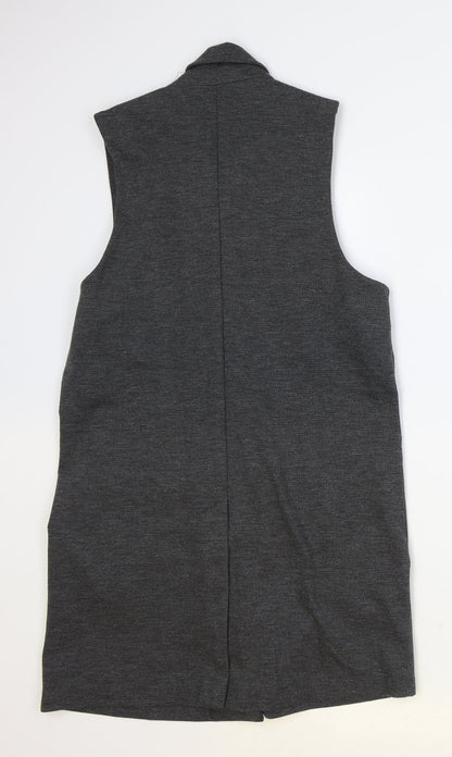 Select Womens Grey Overcoat Jacket Size 14