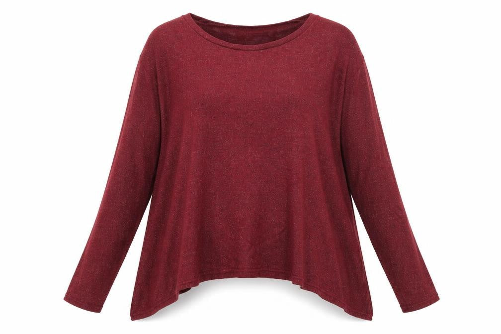 River Island Womens Purple Round Neck Polyester Pullover Jumper Size 8