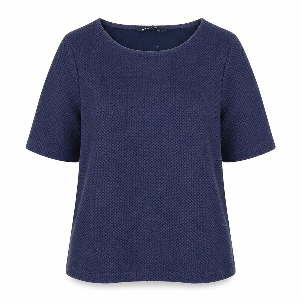 Crew Clothing Womens Blue Round Neck Cotton Pullover Jumper Size 10